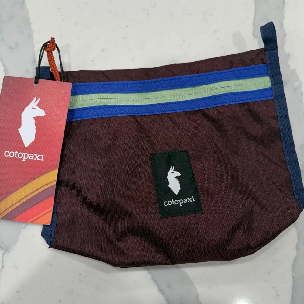 Cotopaxi Brown and Blue Toiletry Bag - Picture 1 of 4